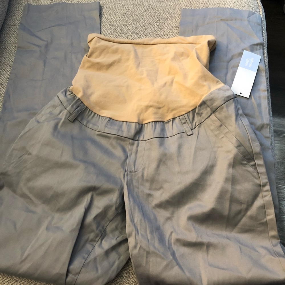 NWT Motherhood maternity straight leg pants